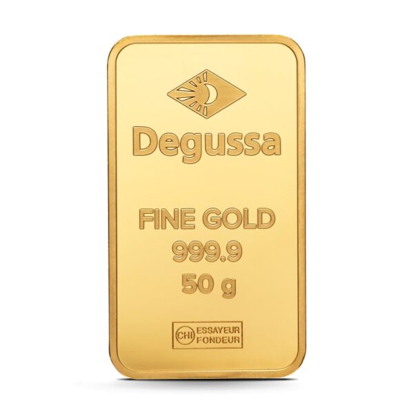 50 g Degussa Goldbarren (geprägt) – Bild 3