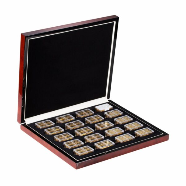 2000 x 1 g Degussa Goldbarren - Combicube® Masterbox (geprägt)